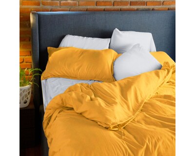 Foto 2 | Juego De Fundas De Duvet Koala - Rebeca - Amarillo Mango - Individual