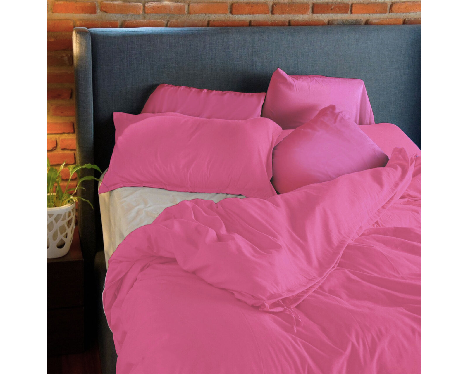 Foto 3 pulgar | Juego De Fundas De Duvet Koala - Rebeca - Rosa Coral - King Size