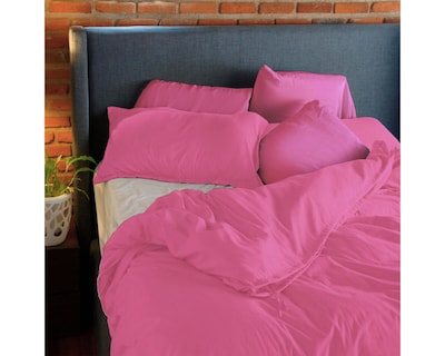 Foto 2 | Juego De Fundas De Duvet Koala - Rebeca - Rosa Coral - Mat / Qs