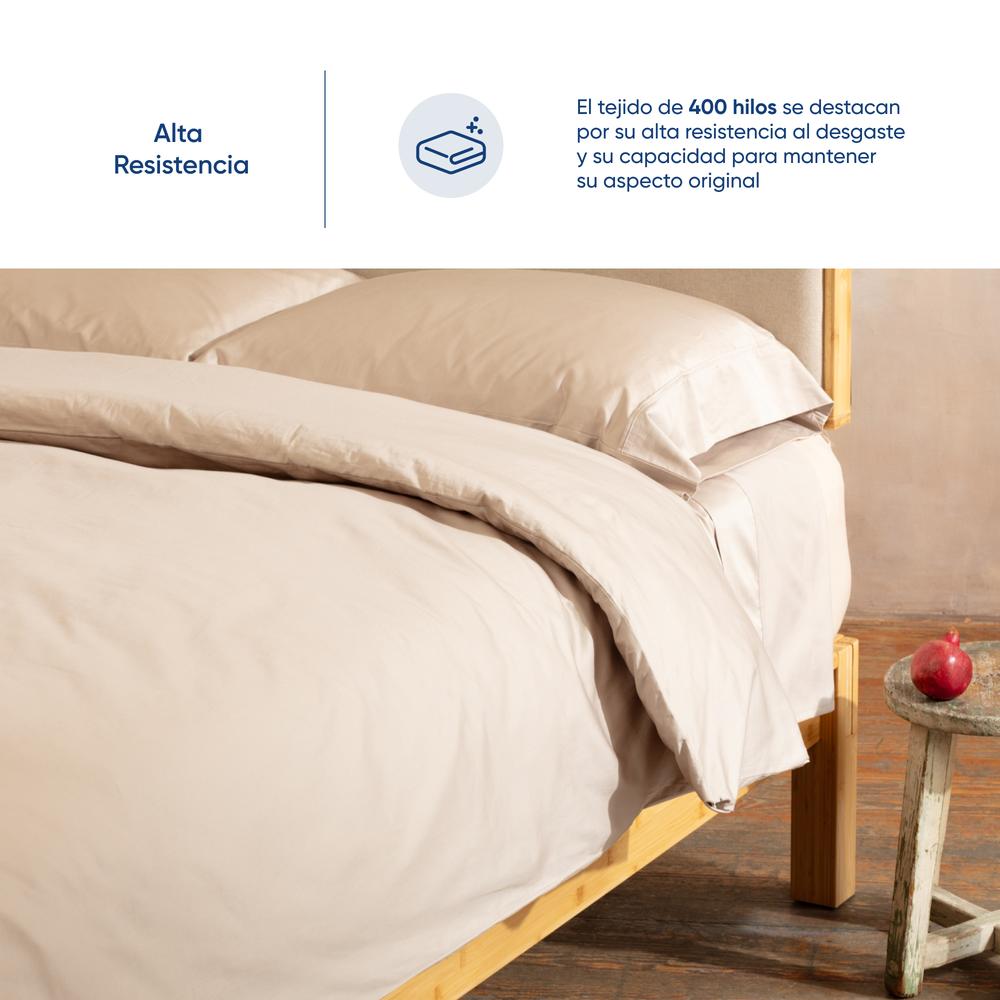 Foto 5 pulgar | Funda De Duvet De Algodón Satinado Luuna, Tratamiento Antimicrobiano, Fresco Y Durable, Individual