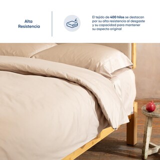 Foto 4 | Funda De Duvet De Algodón Satinado Luuna, Tratamiento Antimicrobiano, Fresco Y Durable, Matriqueen