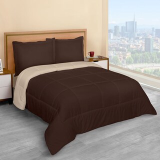 Foto 2 | Edredón Duvet Elefantito Hogar color Café Chocolate Ristretto Matrimonial Acolchonado Dos Vistas