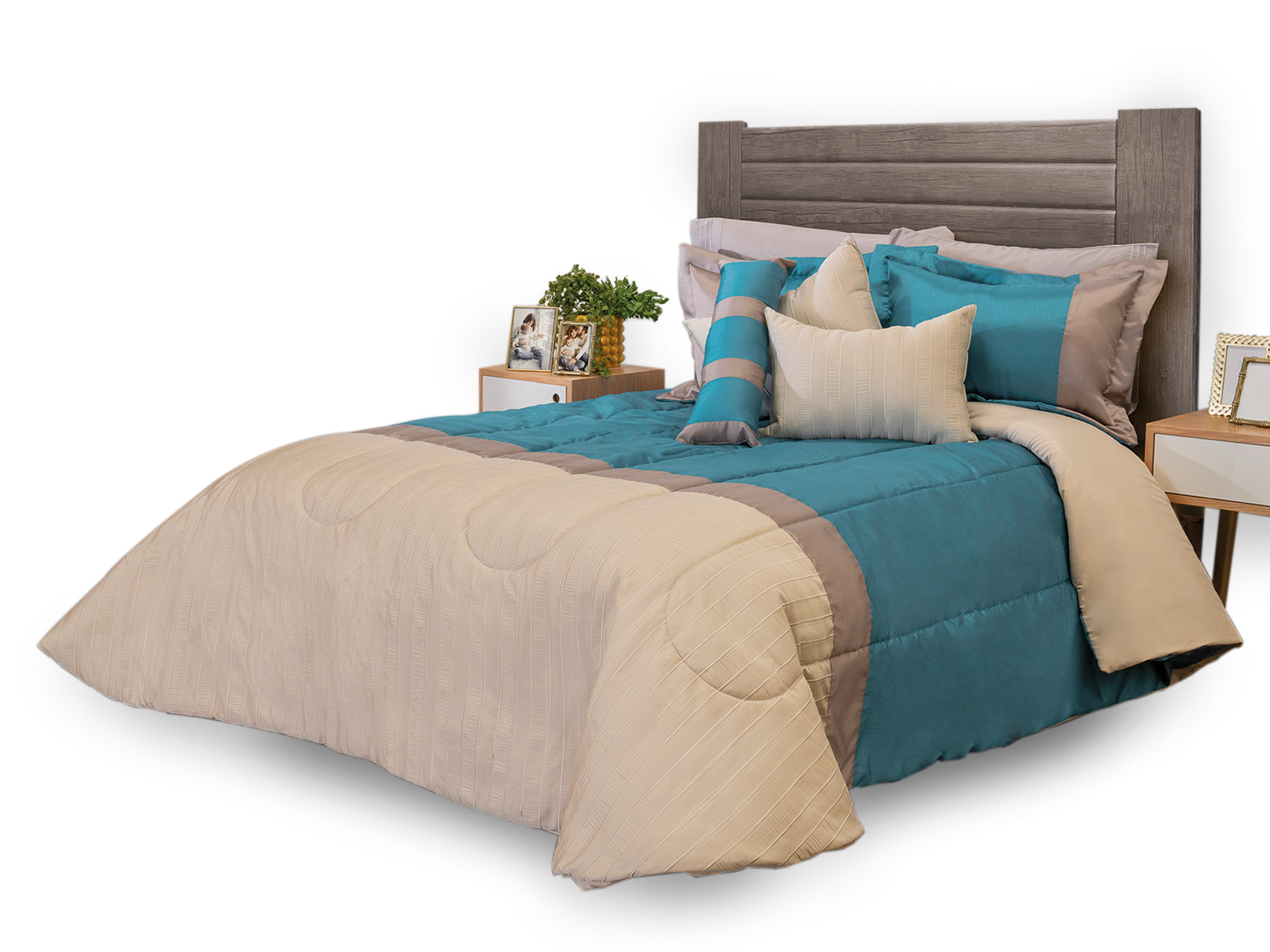 Edrecolcha Dormireal King Size Porto color Verde