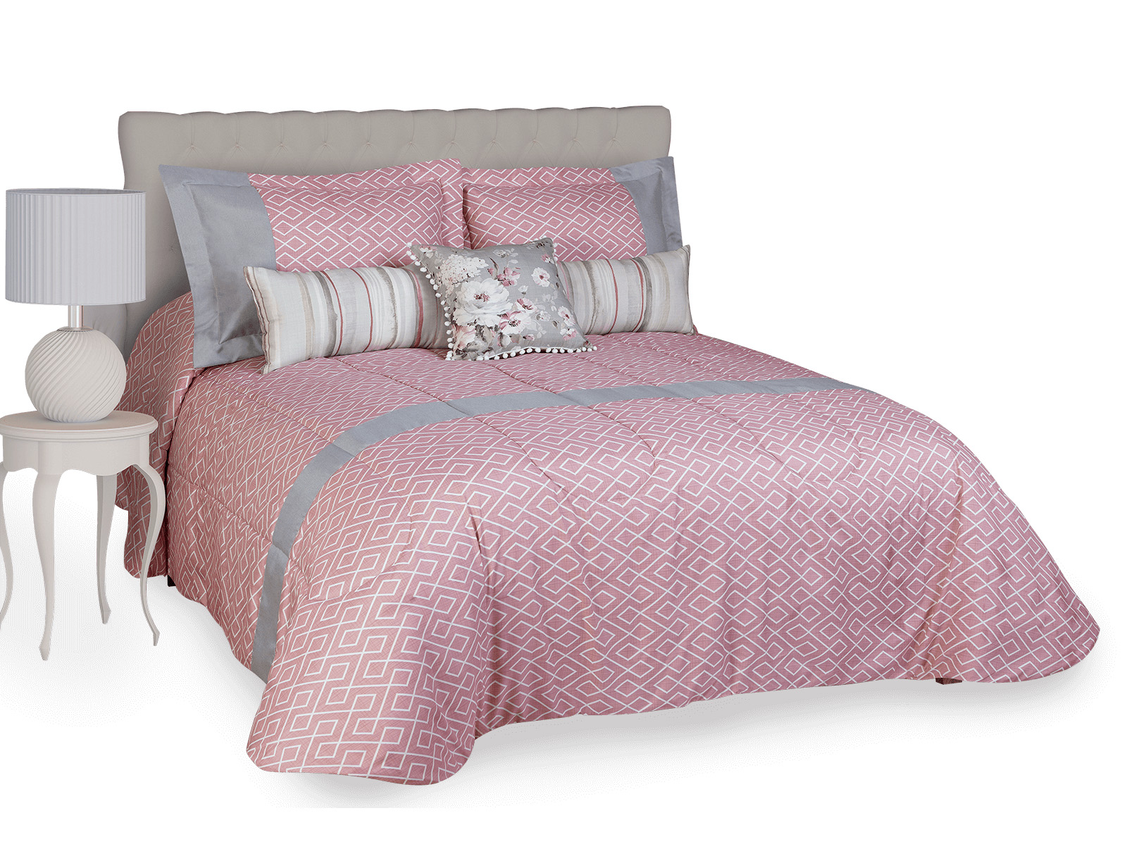 Edrecolcha Dormireal King Size Attalia color Rosa