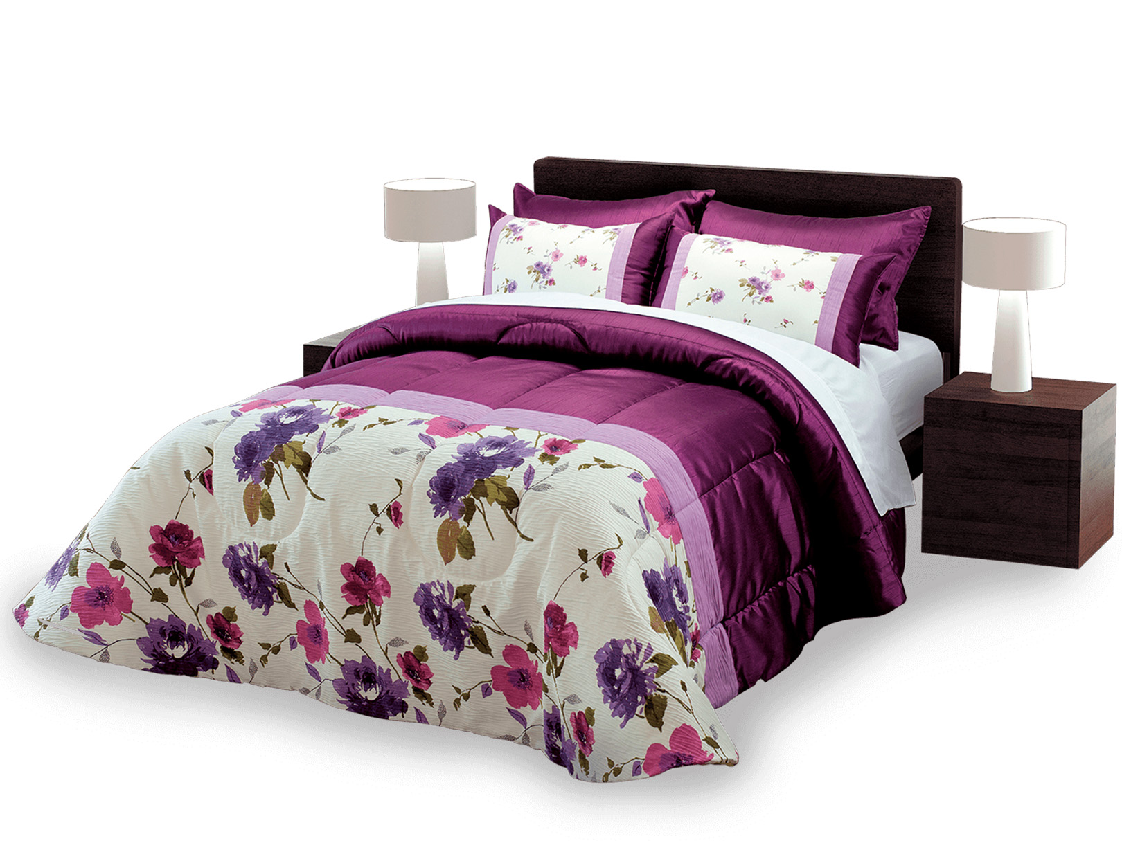 Edrecolcha Dormireal Individual Venecia color Morado