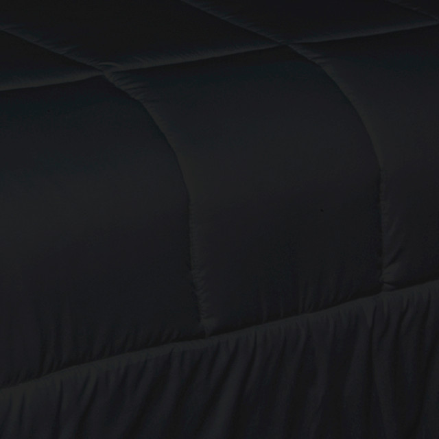 Foto 4 pulgar | Edredón Duvet Elefantito Hogar color Negro Individual Acolchonado