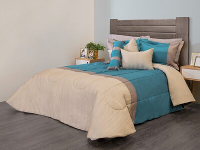 Foto 3 | Edrecolcha Dormireal Porto color Verde Queen Size