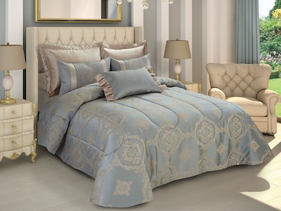 Foto 3 | Edrecolcha Dormireal Viena Azul Claro King Size