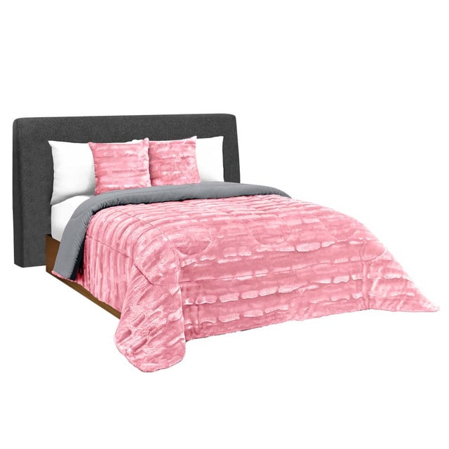 Edredón King Size Elefantito Hogar Begonia color Rosa $1,193