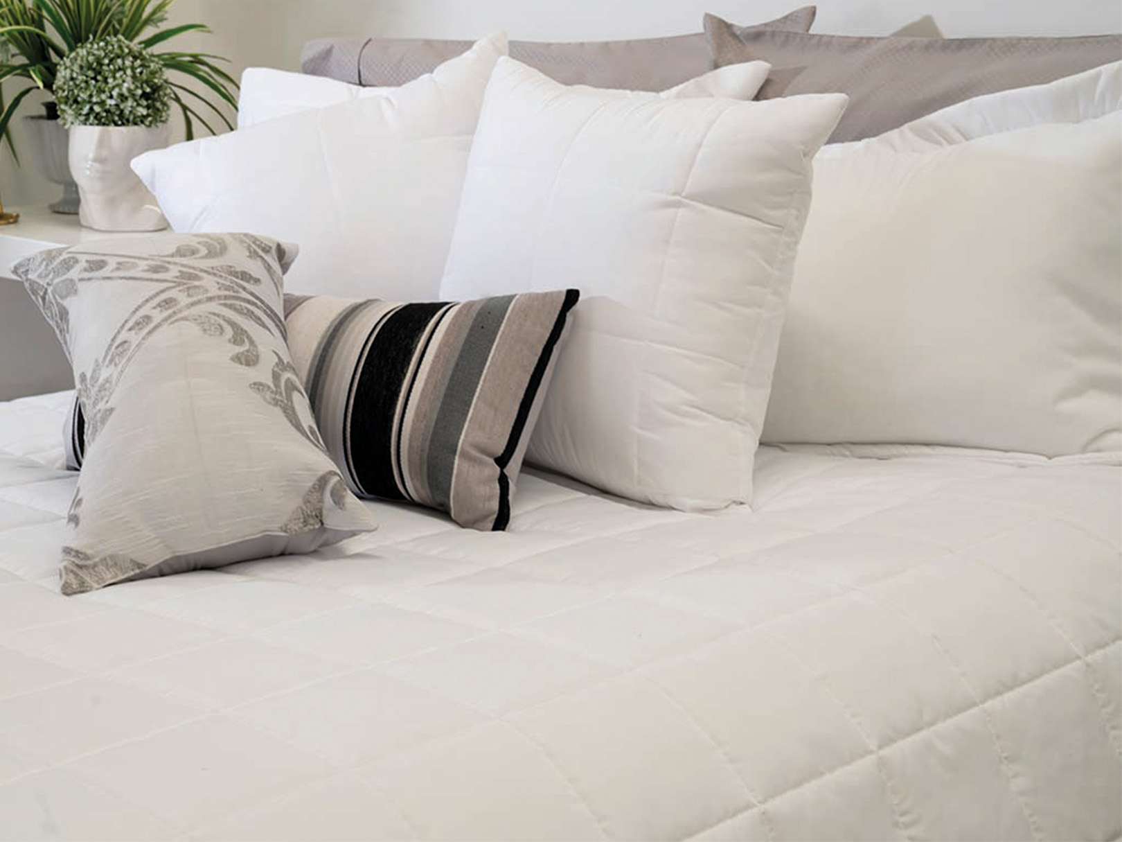 Foto 3 pulgar | Edrecolcha DORMIREAL Fresno color Blanco Queen Size
