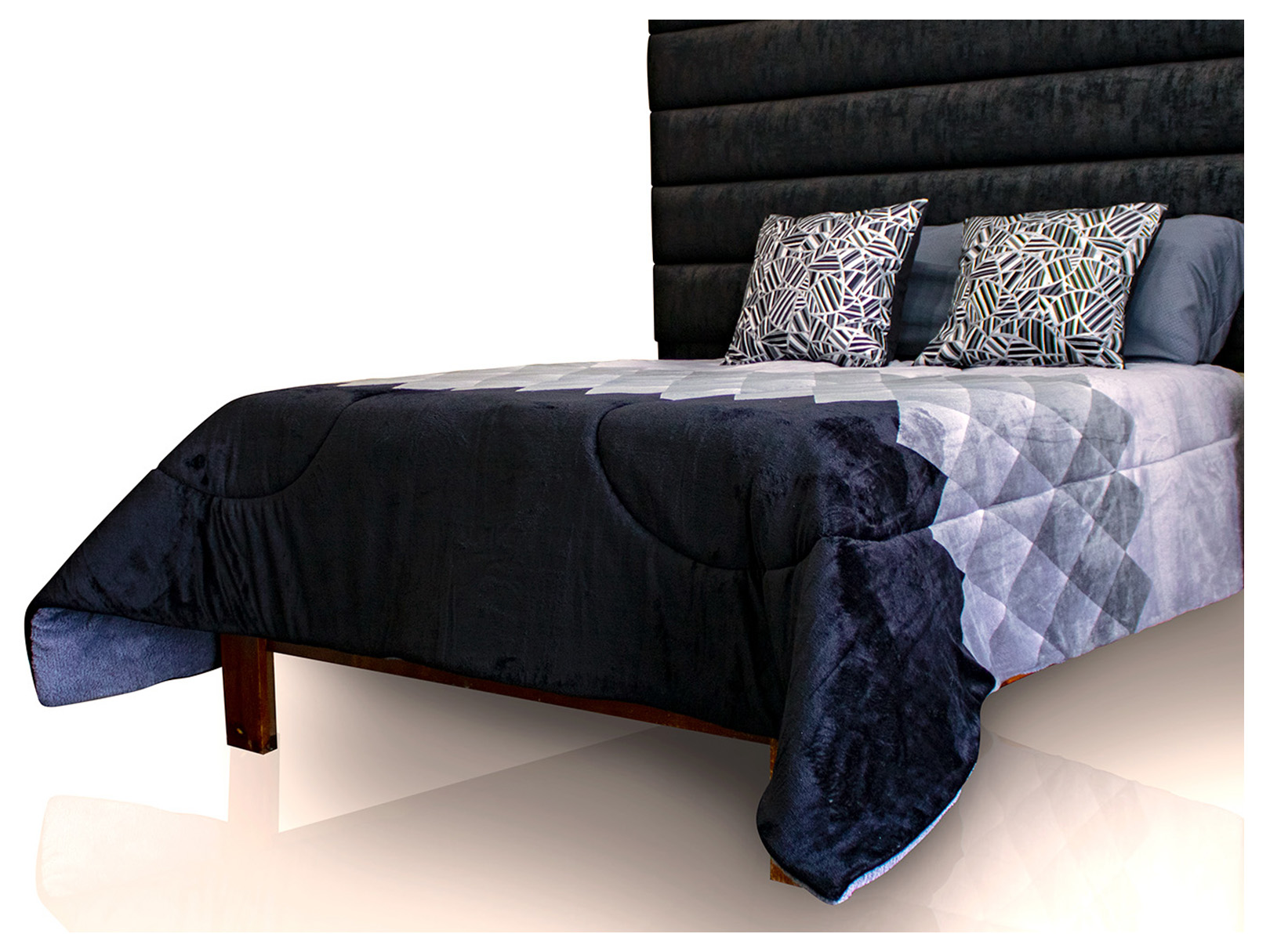 Cobertor Dormireal Zurich Negro King Size