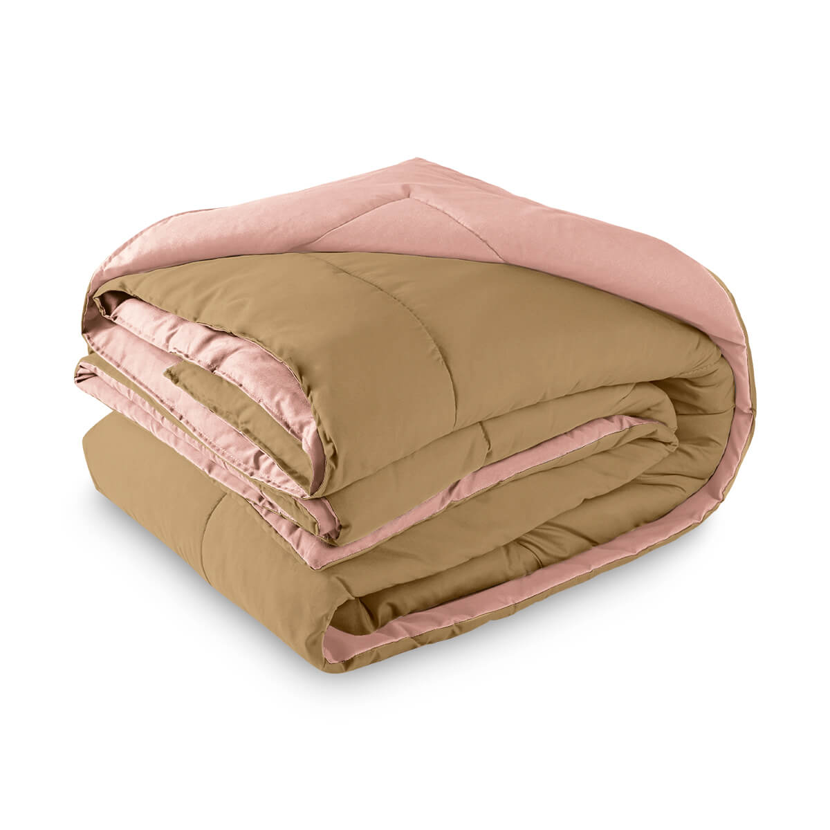 Edredón Queen Size Spring Air Reversible color Marrón