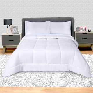 Foto 2 | Edredón con Juego de Sábanas Elefantito Hogar Duvet color Blanco Matrimonial