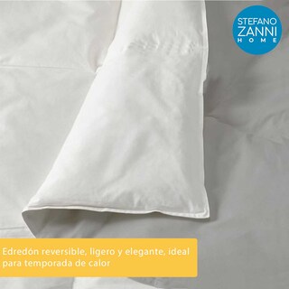 Foto 2 | Edredón Stefano Zanni Home Ultra Fresh Individual Gris/Blanco