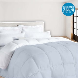 Foto 2 | Edredón Acolchado Reversible Stefano Zanni Home Matrimonial-Queen Size Azul/Blanco