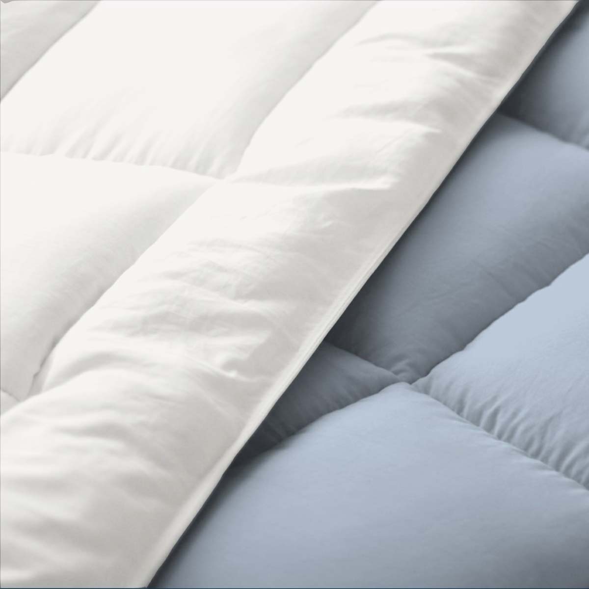 Foto 5 pulgar | Edredón Acolchado Reversible Stefano Zanni Home Matrimonial-Queen Size Azul/Blanco