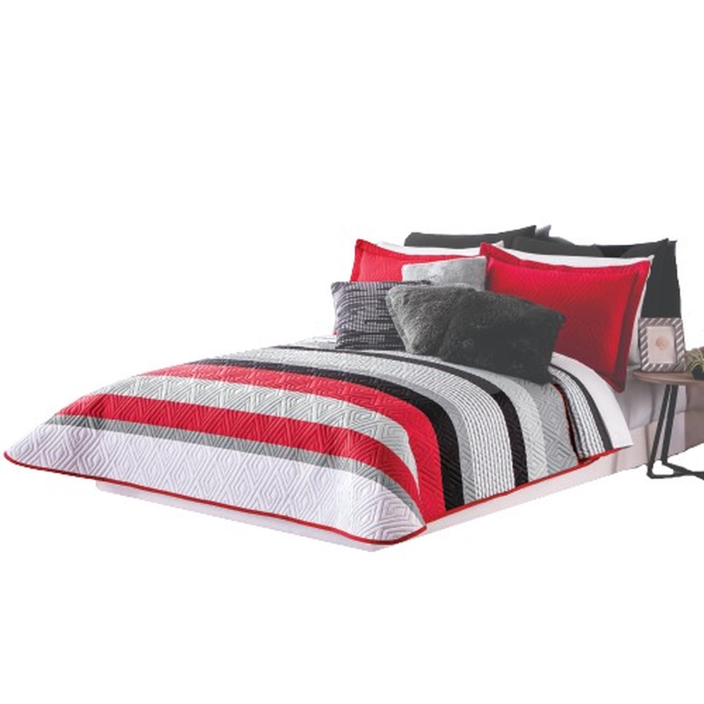 Edredón Concord Individual color Rojo