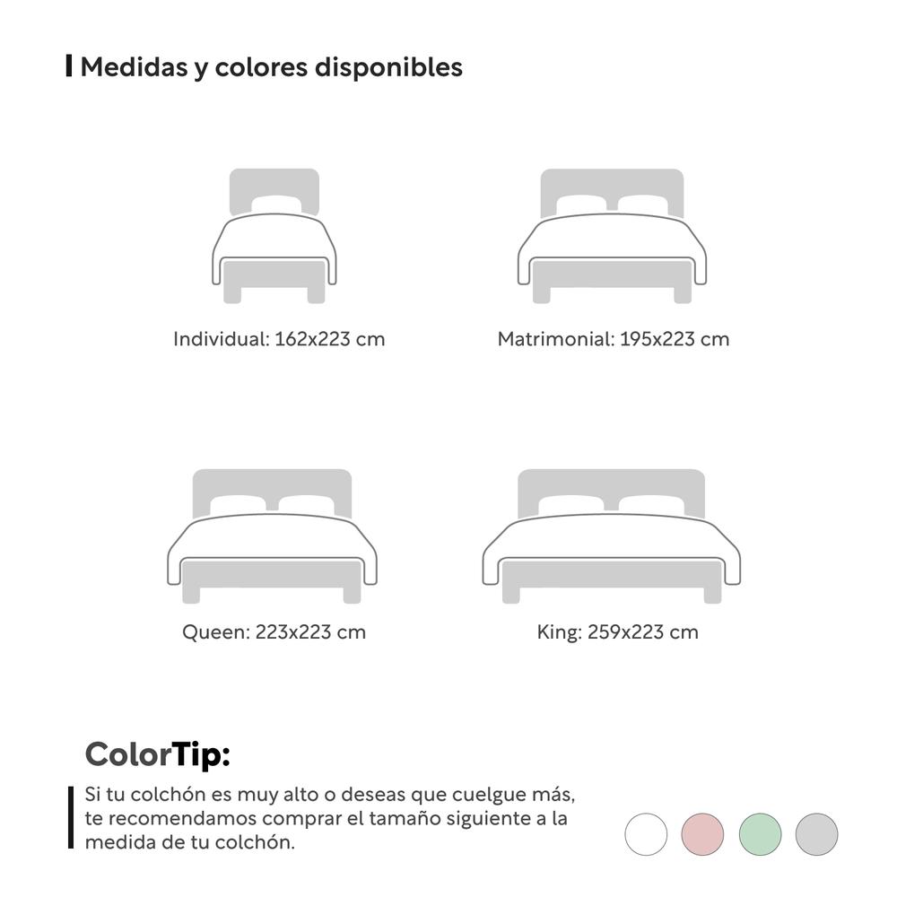 Foto 5 | Edredon Colordreams Acolchado Matrimonial Hipoalergenico