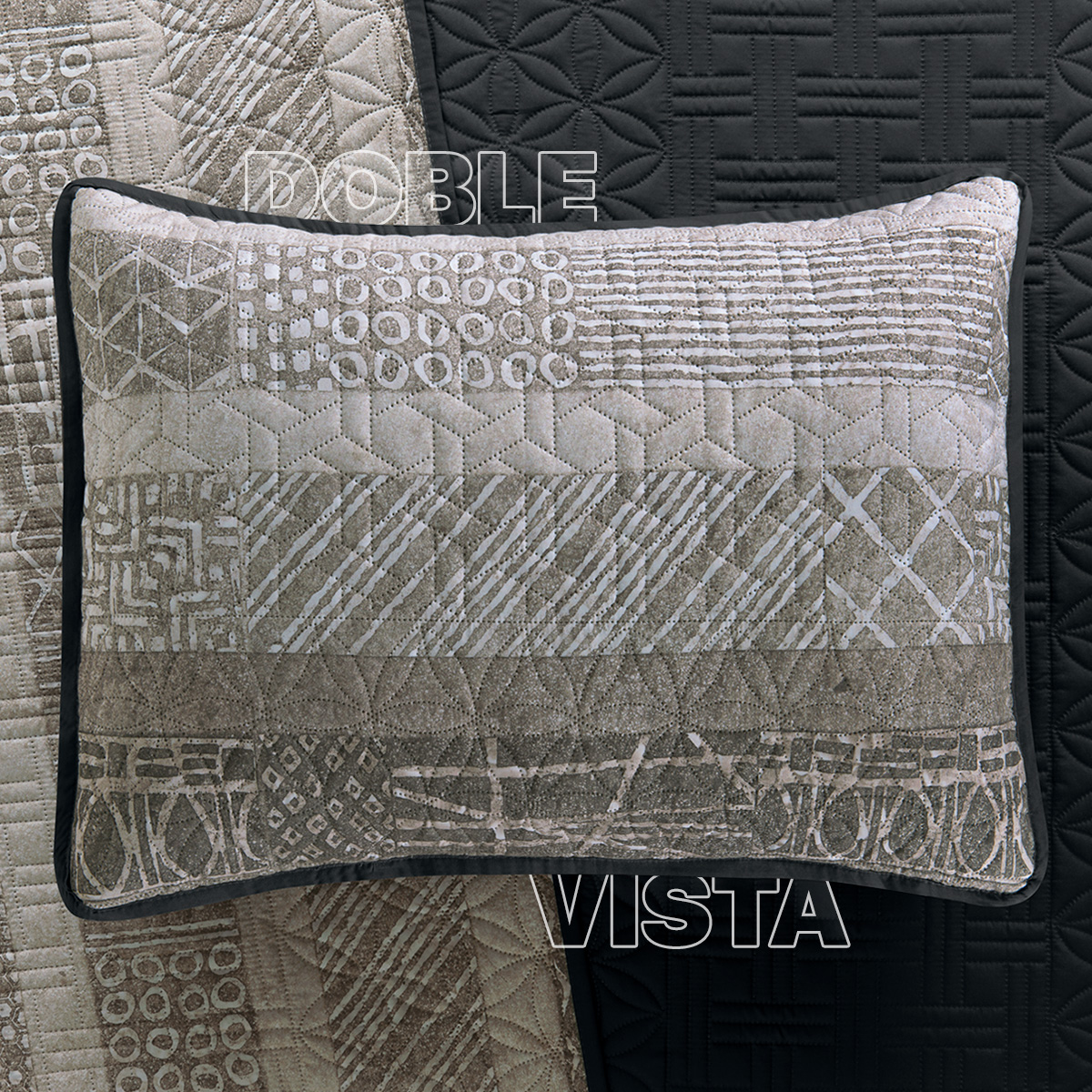 Foto 5 | Edredón Pinsonic Real Textil Doble Vista Gris Samurai Queen Size