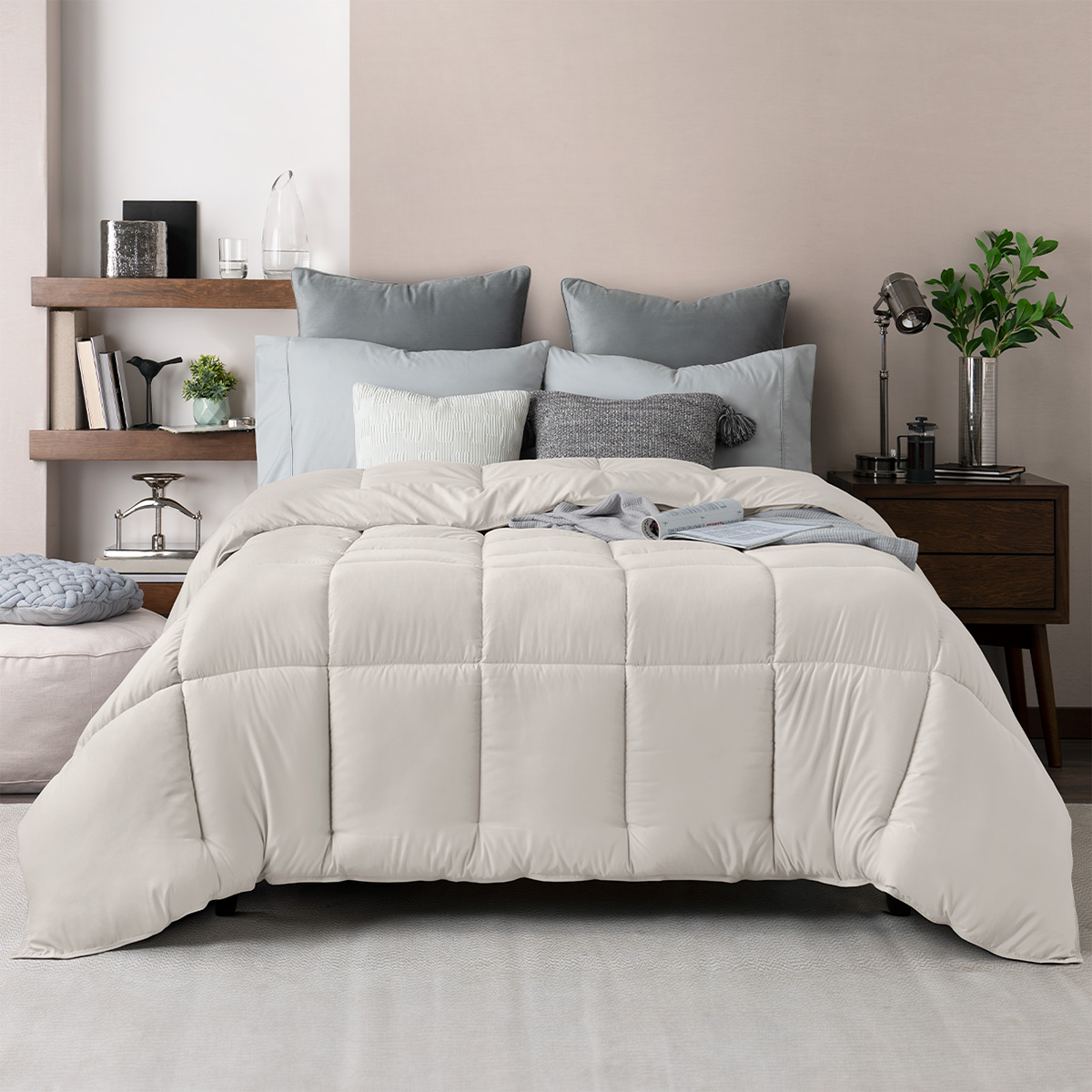 Edredón Duvet Esquimal Khaki Queen Size