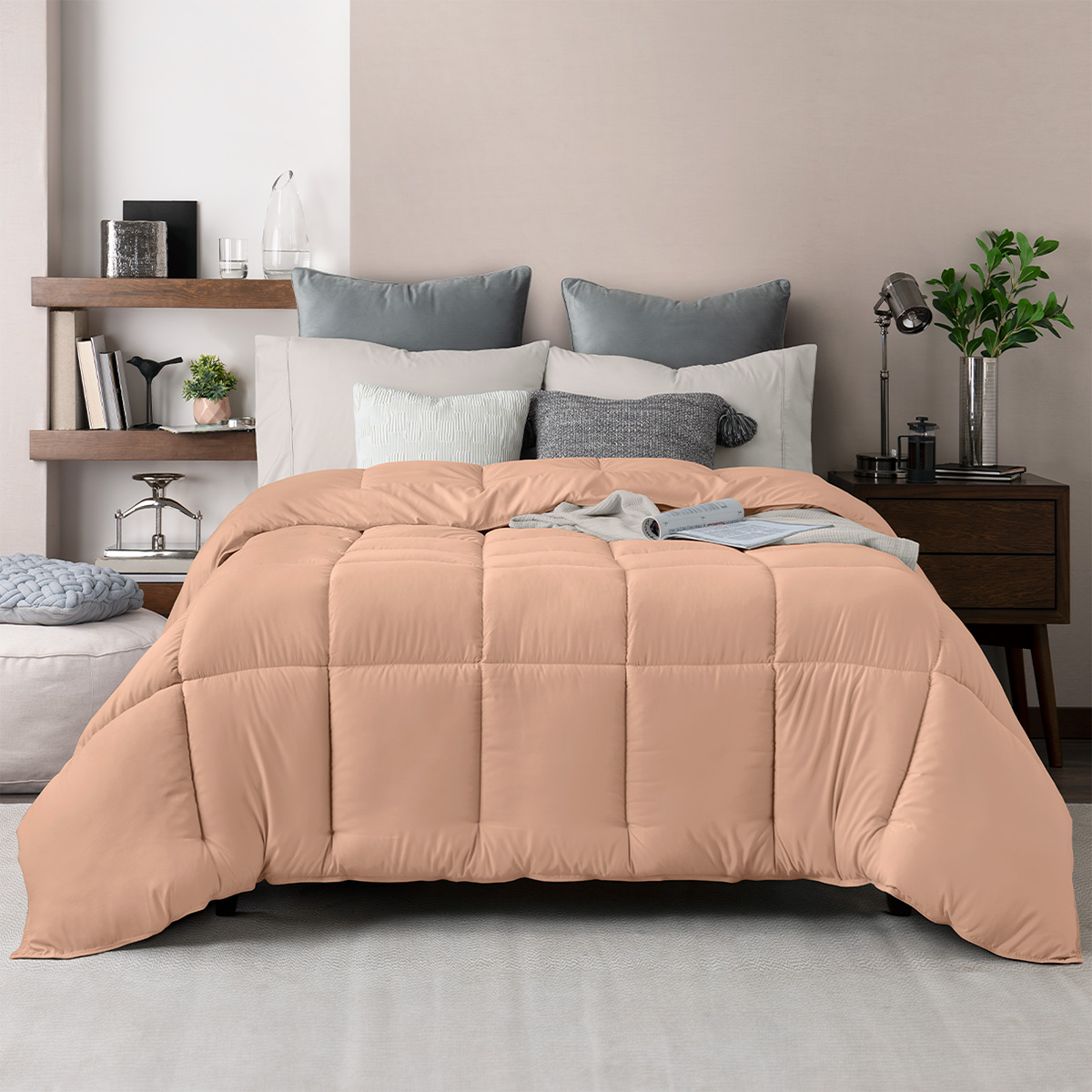 Edredón Duvet Esquimal Terracota King Size