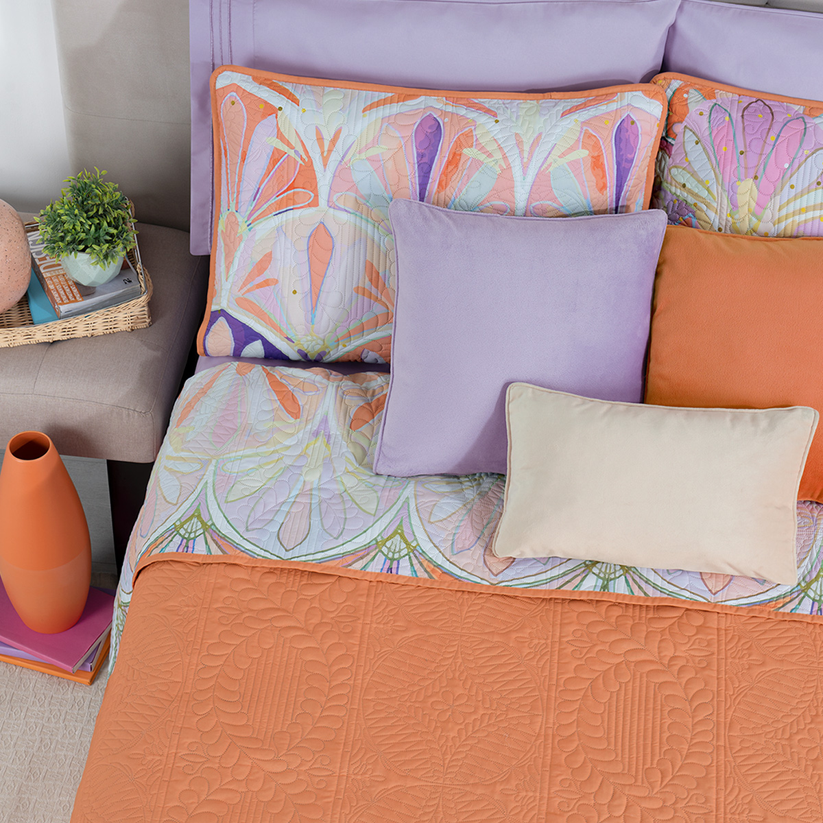 Foto 7 | Edredón Ligero Queen Size con Fundas de Almohada Real Textil Pinsonic Doble Vista Santana