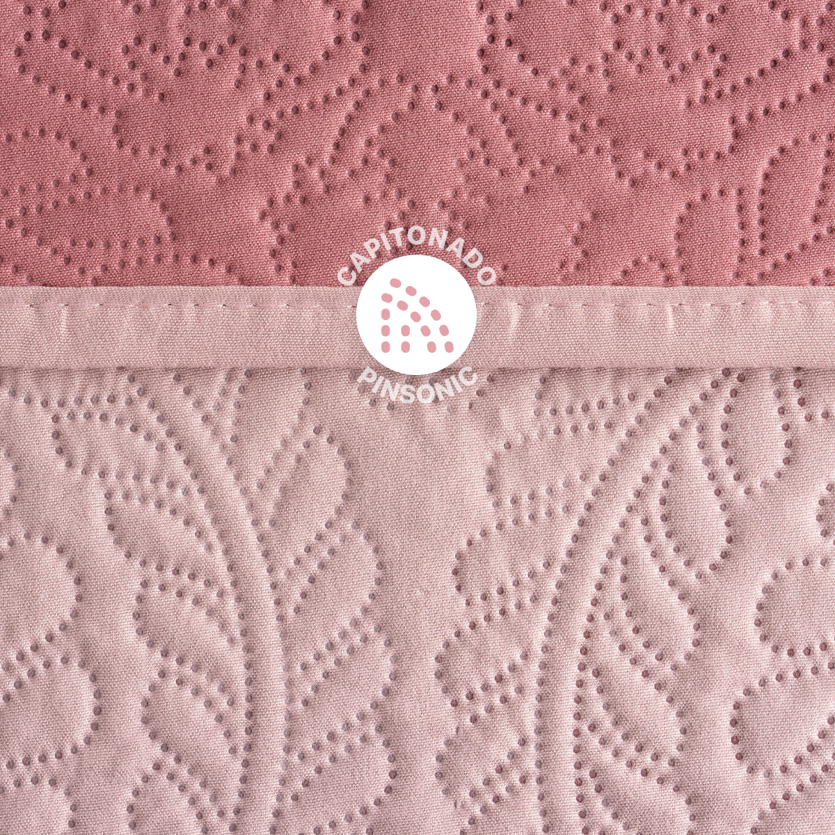 Foto 4 pulgar | Edredón Ligero Matrimonial con Fundas de Almohada Real Textil Pinsonic Doble Vista Rosa Oscuro - Rosa