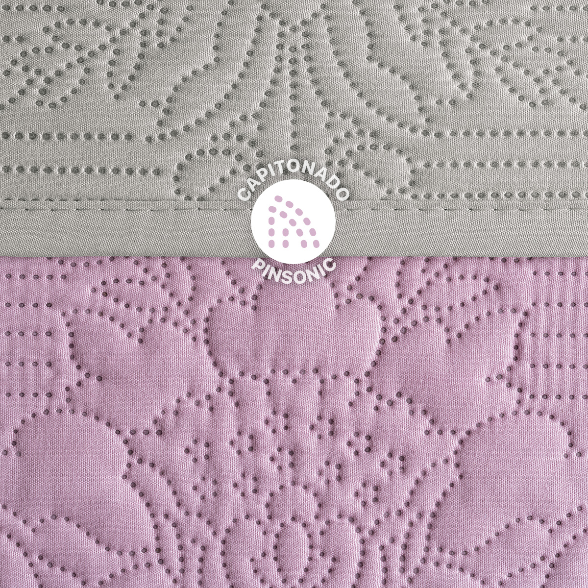 Foto 3 | Edredón Ligero Queen Size con Fundas de Almohada Real Textil Pinsonic Doble Vista Violeta - Gris