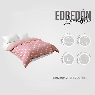 Foto 5 | Edredón Lavable Lovely Microfibra Individual Concord