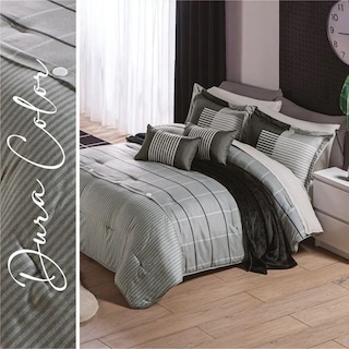 Foto 5 | Edredón Lavable Gray Microfibra Matrimonial Concord