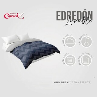 Foto 5 | Edredon Lavable Belk Microfibra King Size Concord