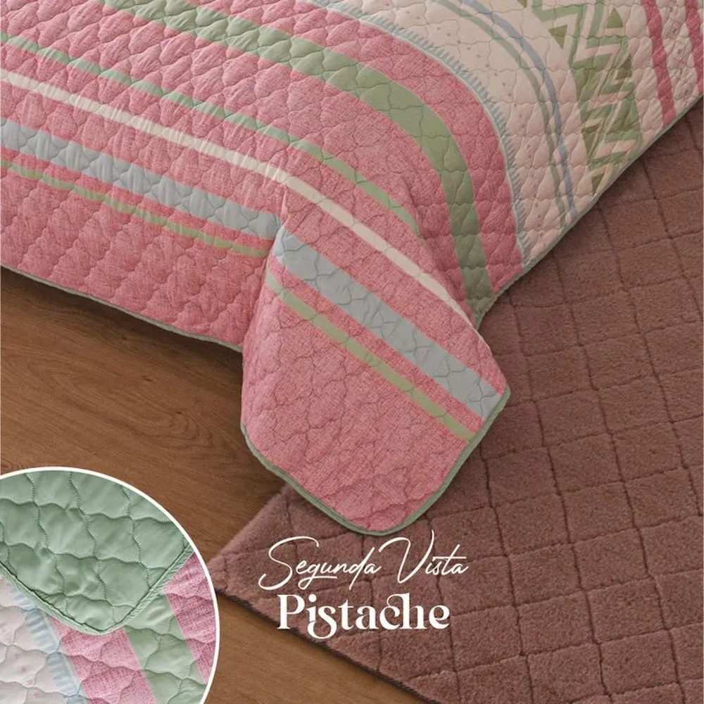 Foto 5 pulgar | Edredón Neo Carol Individual Color Pistache Concord