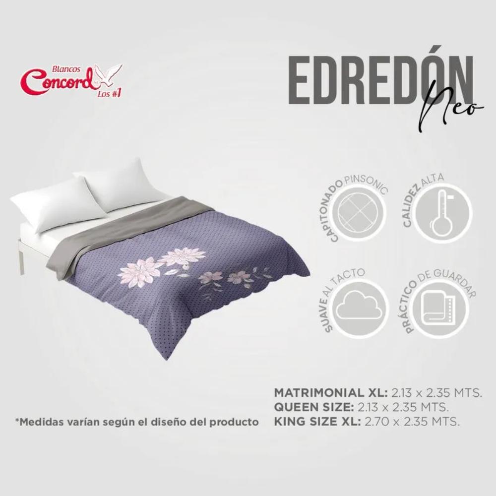 Foto 6 | Edredón Matri Queen Lavanda Doble Vista Neo Celina Concord