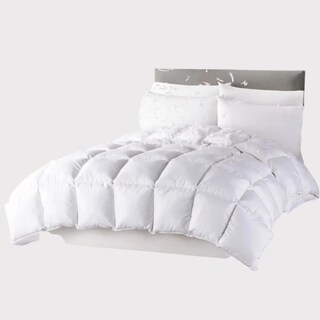 Foto 1 | Edredón De Pluma Suave Premium King Size Blanco Concord