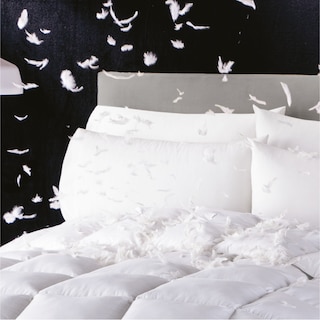 Foto 3 | Edredón De Pluma Suave Premium King Size Blanco Concord