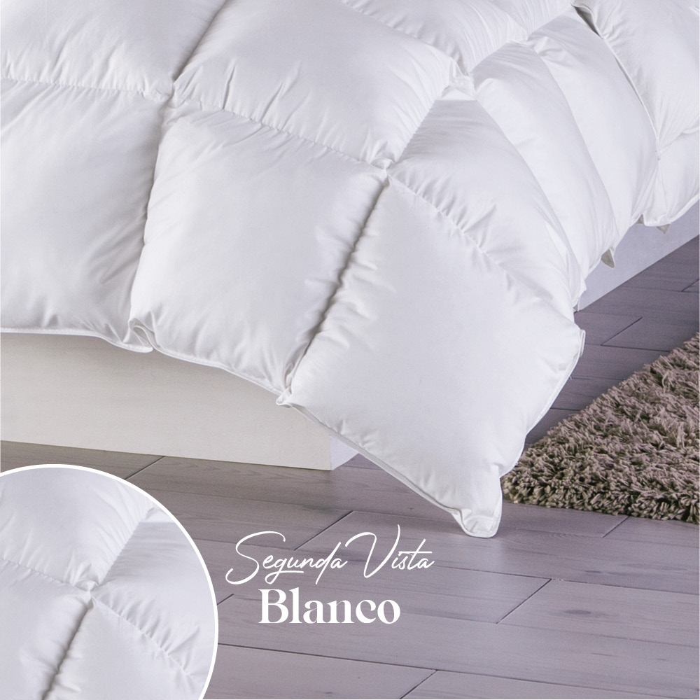 Foto 5 pulgar | Edredón De Pluma Suave Premium King Size Blanco Concord
