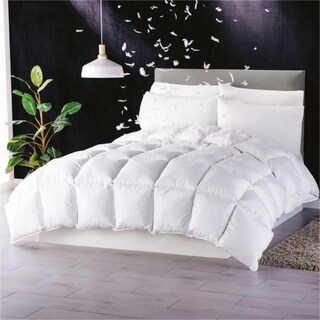 Foto 2 | Edredón De Pluma Suave Premium Matrimonial Blanco Concord