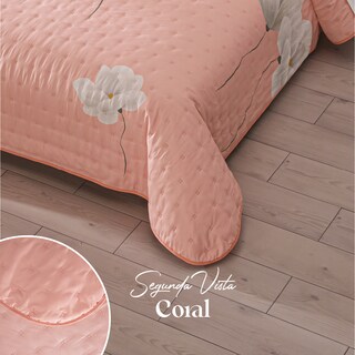 Foto 3 | Edredón Individual Deep Rose Neo Jessie Microfibra Concord