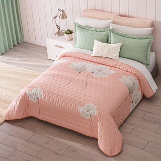 Foto 2 | Edredón King Size Xl Deep Rose Neo Jessie Microfibra Concord