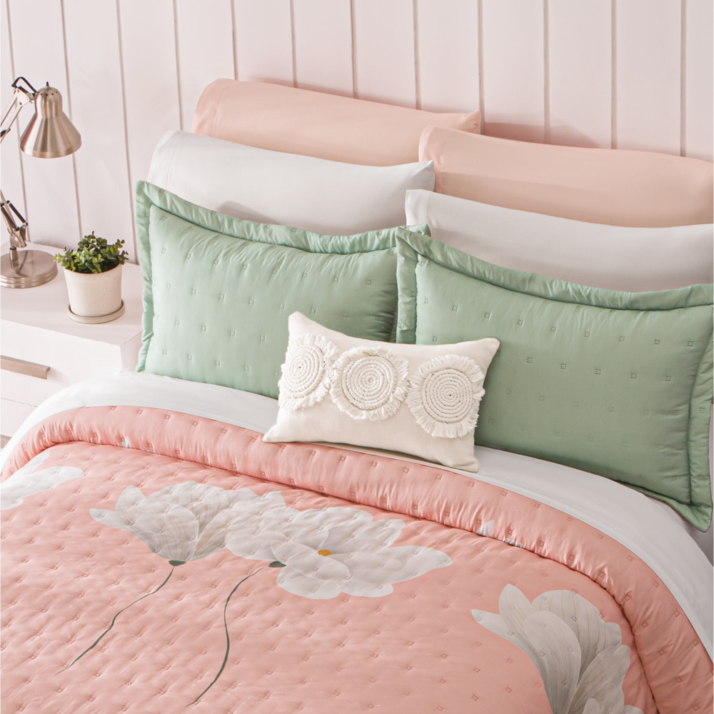 Foto 4 | Edredón King Size Xl Deep Rose Neo Jessie Microfibra Concord