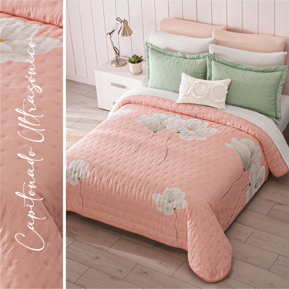 Foto 5 | Edredón King Size Xl Deep Rose Neo Jessie Microfibra Concord