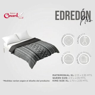 Foto 6 | Edredón Matri Queen Elegante Doble Vista Neo Aslan Concord