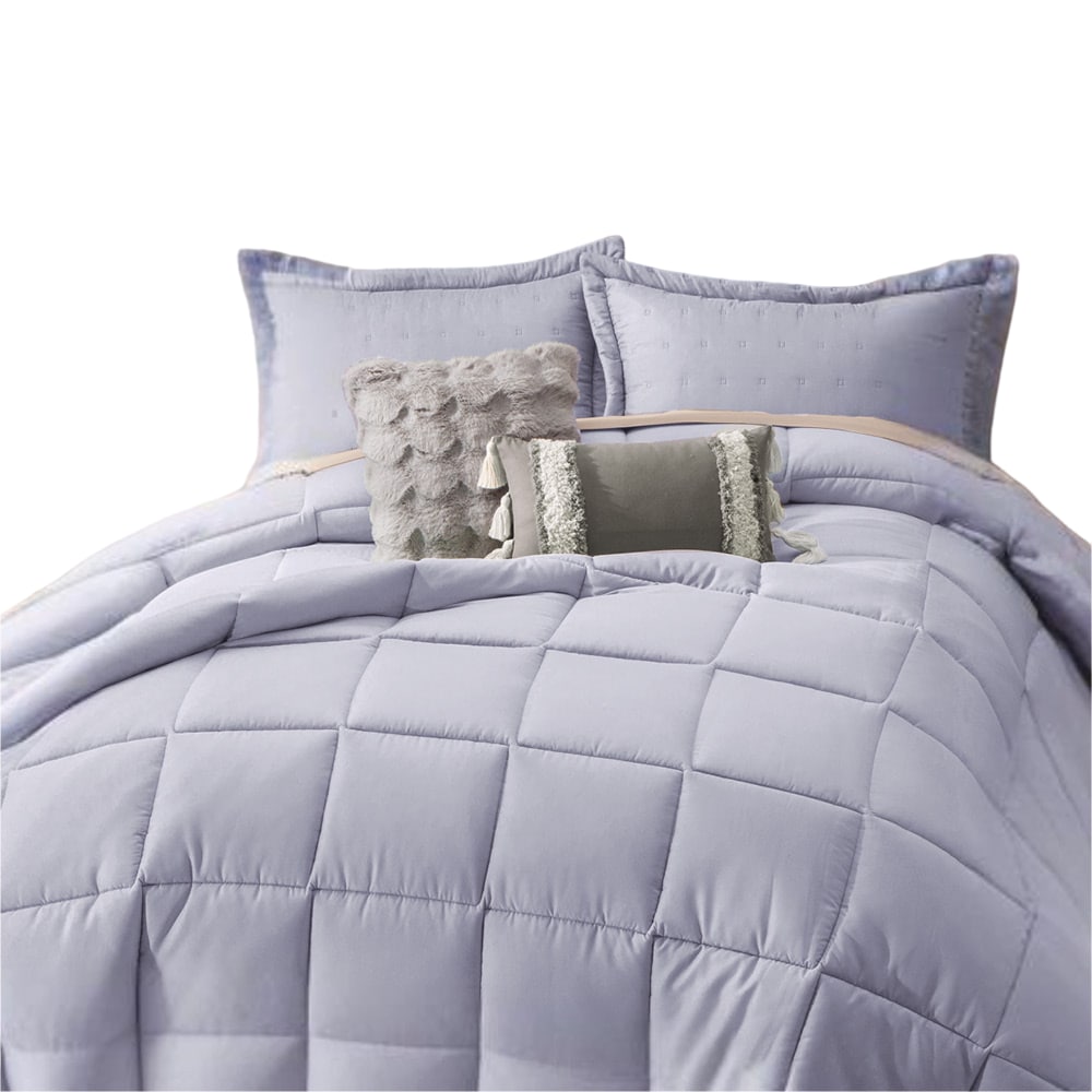 Edredón De Pluma Suave Lavanda Light Matrimonial Concord $1,559