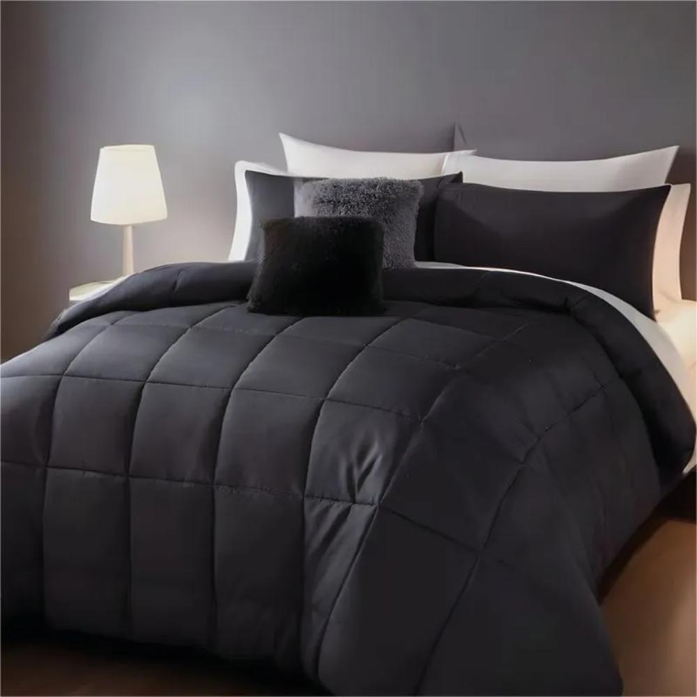 Foto 2 | Edredón De Pluma Suave Premium King Size Negro Concord