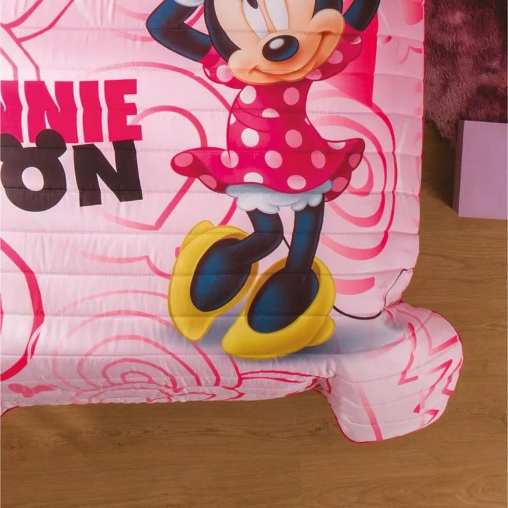 Foto 4 | Edredón Individual Concord Minnie Mouse Rosa