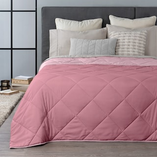 Foto 6 | Colcha Edredón Ligero Real Textil, King Size Rosa-rosa Claro Reversible