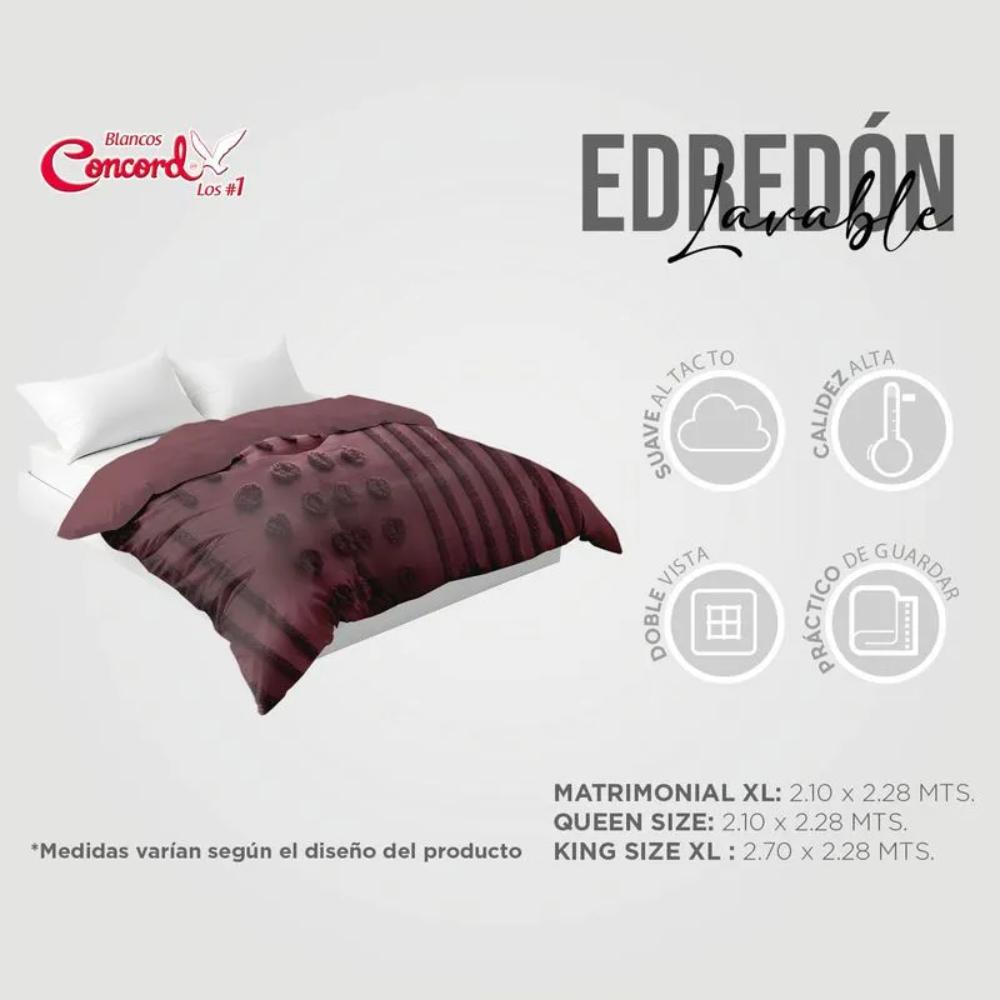 Foto 6 | Juego Edredón Con Fundas Concord Matri Queen Tufted Viena