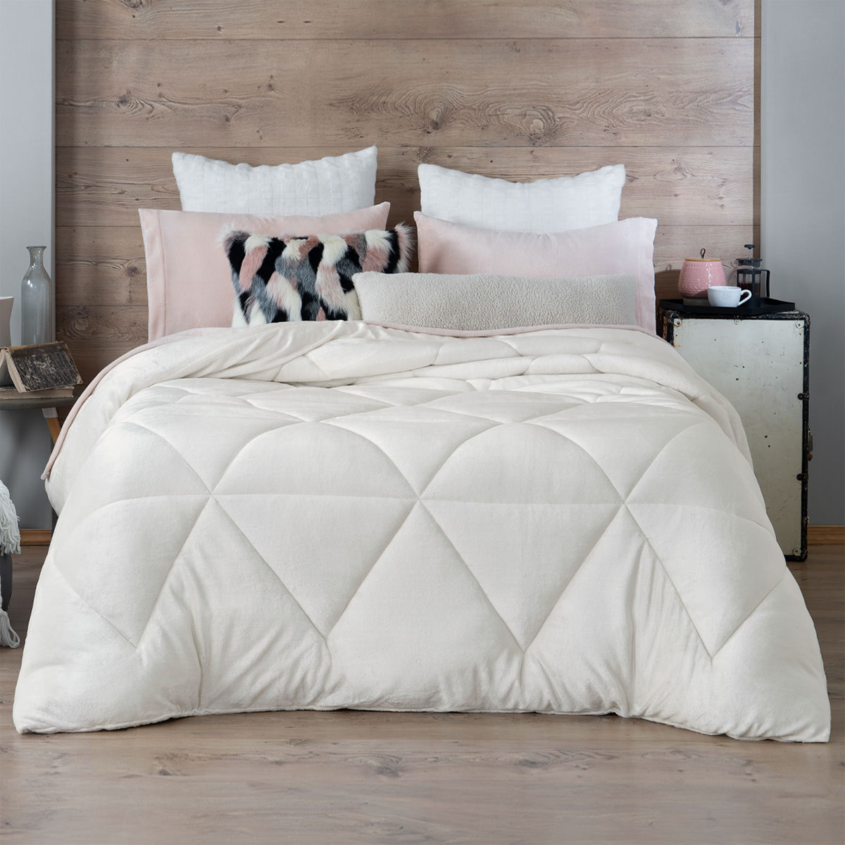 Cobertor Duvet Invernal Esquimal Blanco Queen Size