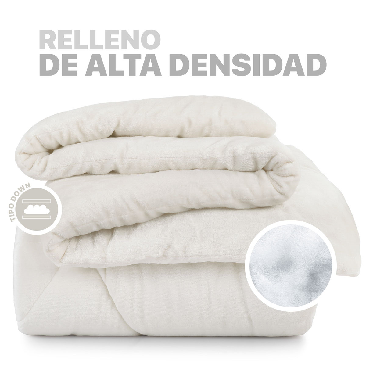 Foto 3 pulgar | Cobertor Duvet Invernal Esquimal Blanco Queen Size