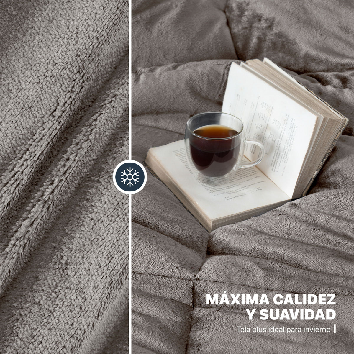 Foto 4 pulgar | Cobertor  Duvet Invernal Esquimal Cafe King Size